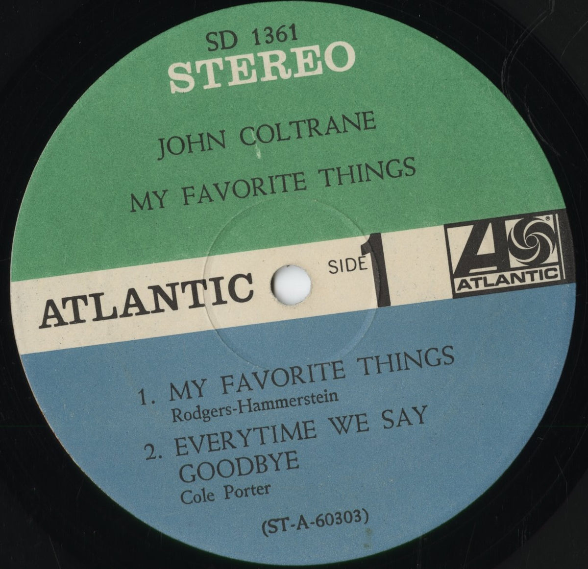 John Coltrane – My Favorite Things (SD 1361) 1966 US Atlantic|中古LP