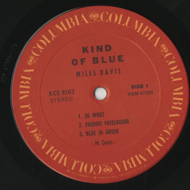 Miles Davis / マイルス・デイヴィス / Kind Of Blue (KCS8163)