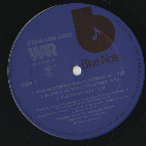 War / ウォー / Platinum Jazz (BN-LA690-J2)
