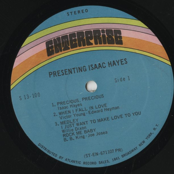 Isaac Hayes / アイザック・ヘイズ / Presenting (S13-100)