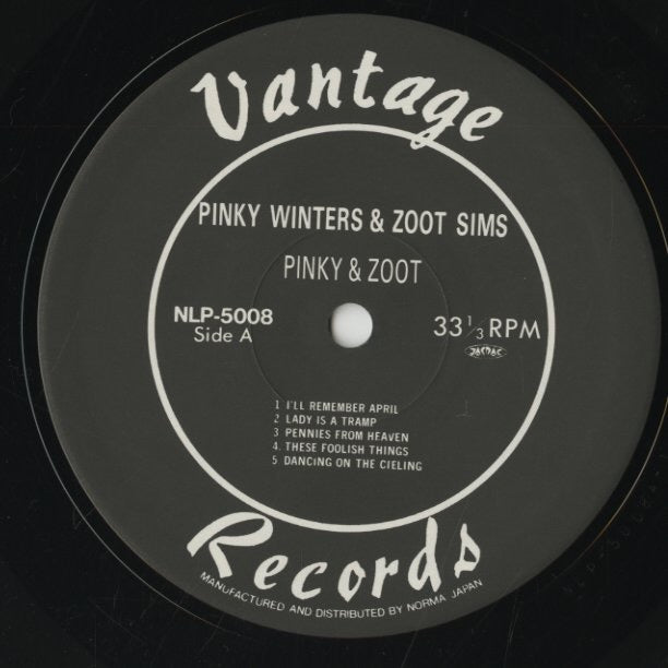 Pinky Winters / ピンキー・ウィンタース / Pinky & Zoot (NLP-5008)