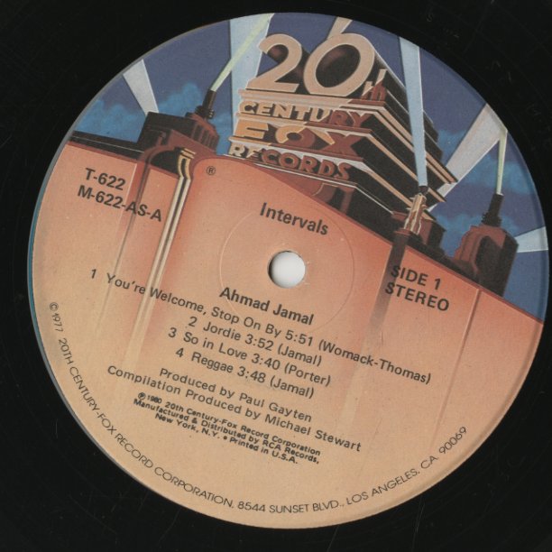 Ahmad Jamal / アーマッド・ジャマル / Intervals (T-622)