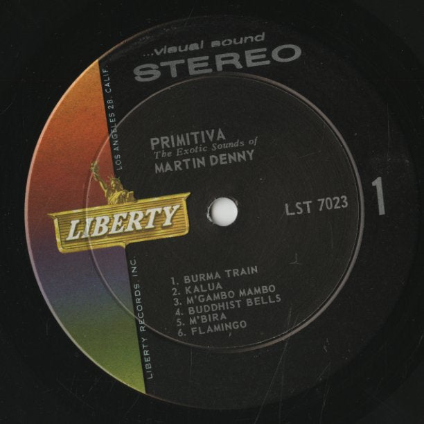 Martin Denny / マーティン・デニー / Primitiva - STEREO (LST7023)