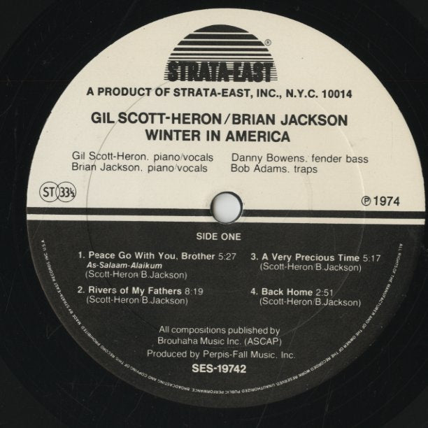 Gil Scott Heron / ギル・スコット・ヘロン&ブライアン・ジャクソン / Winter In America (SES-19742)
