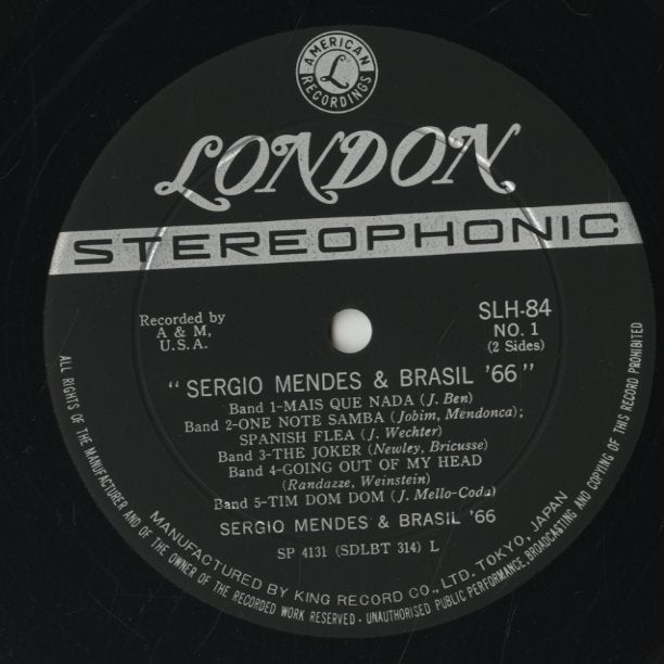 Sergio Mendes & Brasil '66 / セルジオ・メンデス / Herb Alpert Presents (SLH84)
