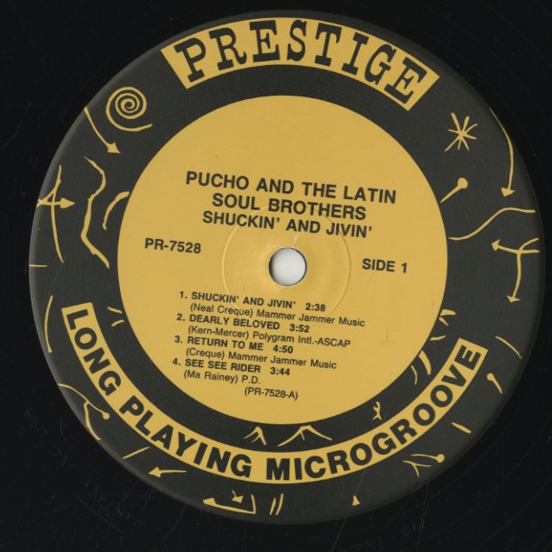 Pucho And The Latin Soul Brothers / プーチョ&ラテン・ソウル・ブラザーズ / Shuckin' And Jivin' (PR7528)