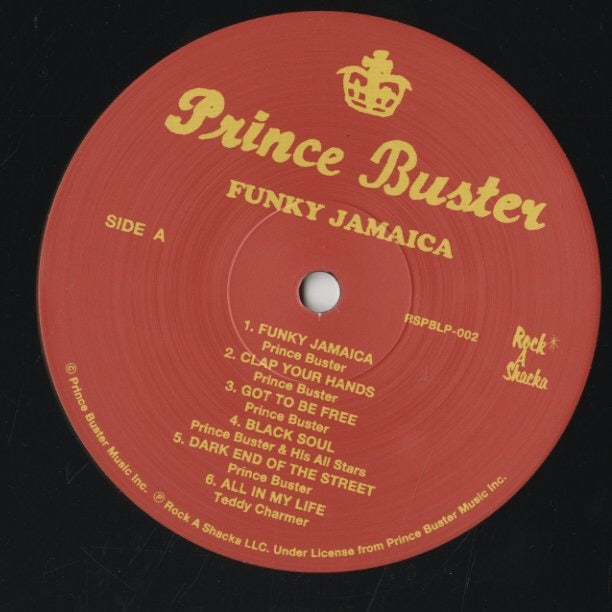 Prince Buster - Funky Jamaica (RSPBLP-002) LP 2025 JPN Rock A Shacka|新品LP label