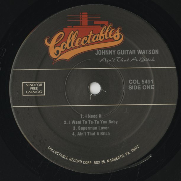Johnny Guitar Watson / ジョニー・ギター・ワトソン / Ain't That A Bitch (COL-5491)