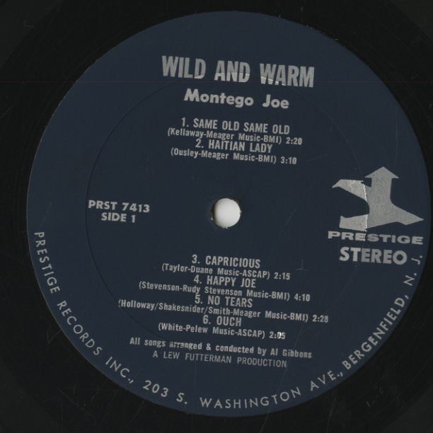 Montego Joe / モンテゴ・ジョー / Wild & Warm (PRST 7413)