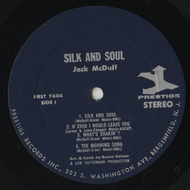 Brother Jack McDuff / ブラザー・ジャック・マクダフ / Silk And Soul (PRST7404)
