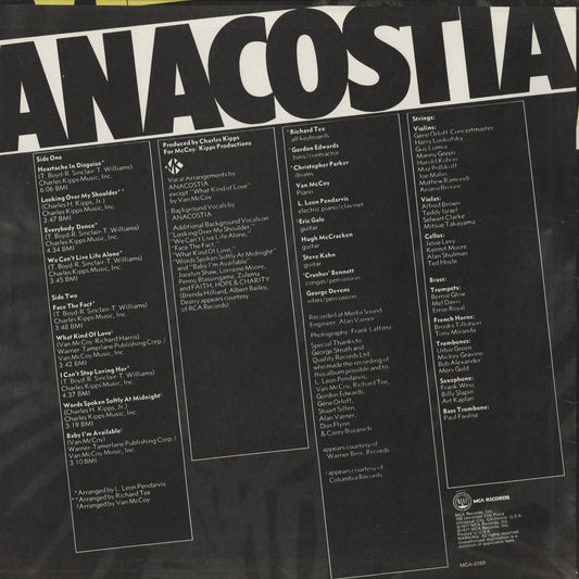 Anacostia - Anacostia (MCA-2269) 1977 US MCA|中古LP