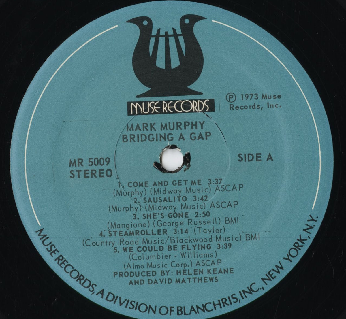 Mark Murphy - Bridging A Gap (MR 5009) 1973 US Muse|中古LP