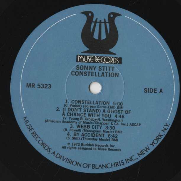 Sonny Stitt – Constellation (MR5323) LP 1987 US Muse|中古LP