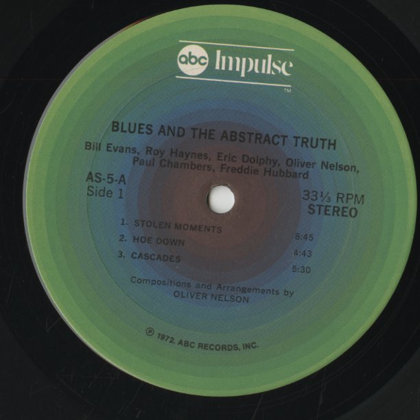 Oliver Nelson / オリヴァー・ネルソン / The Blues And The Abstract Truth (A-5)