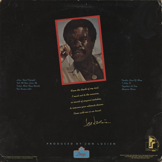 Jon Lucien – Romantico (PZ 1842-1) LP 1980 US Zemajo | 中古LP