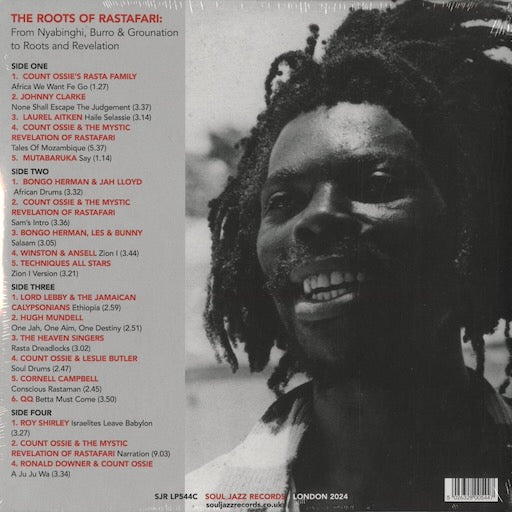 V.A. - Rastafari (The Dreads Enter Babylon 1955-83) (SJRLP544C) 2024 UK Soul Jazz Records|新品LP back