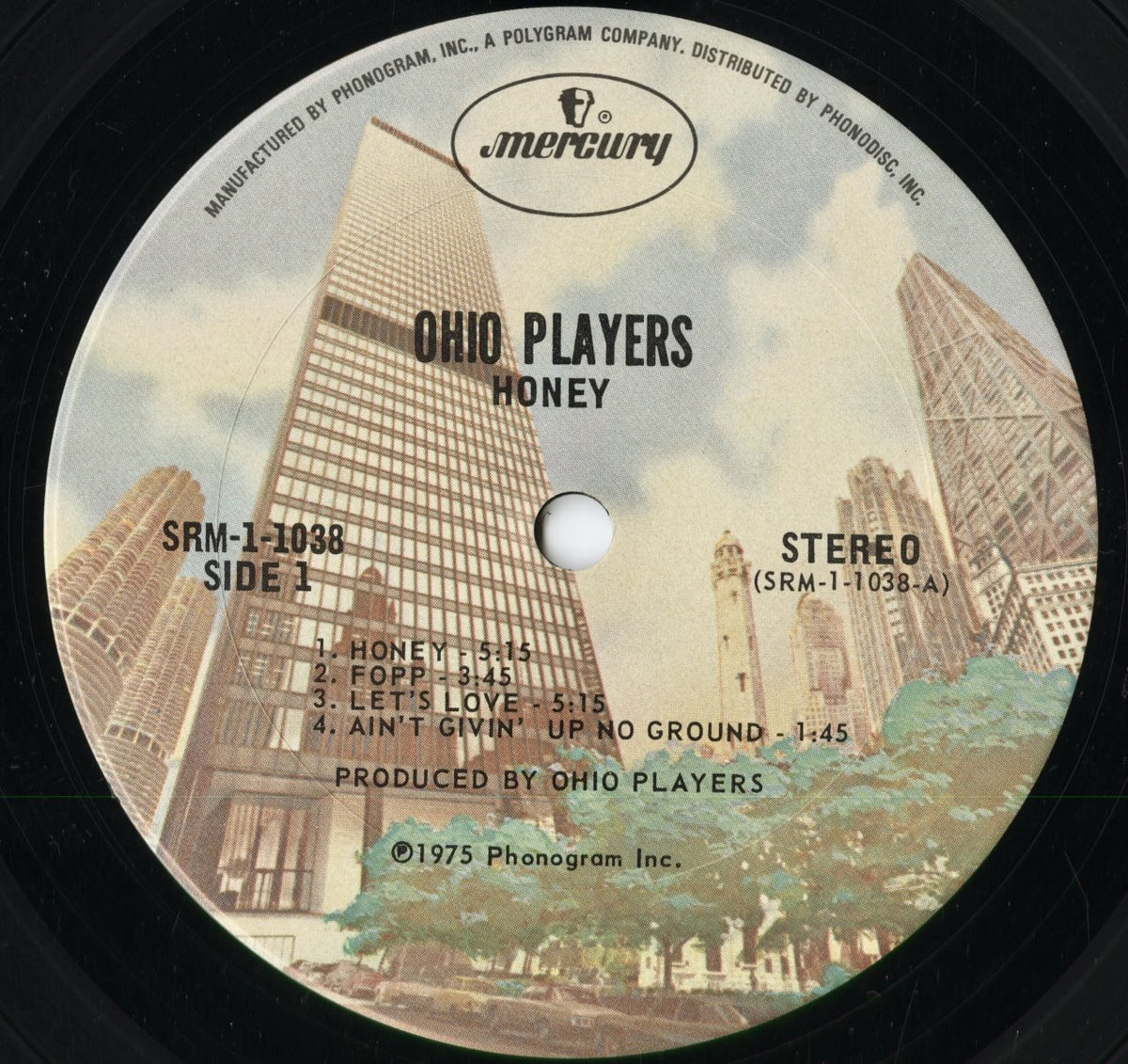 Ohio Players - Honey (SRM-1-1038) 1975 US Mercury|中古LP