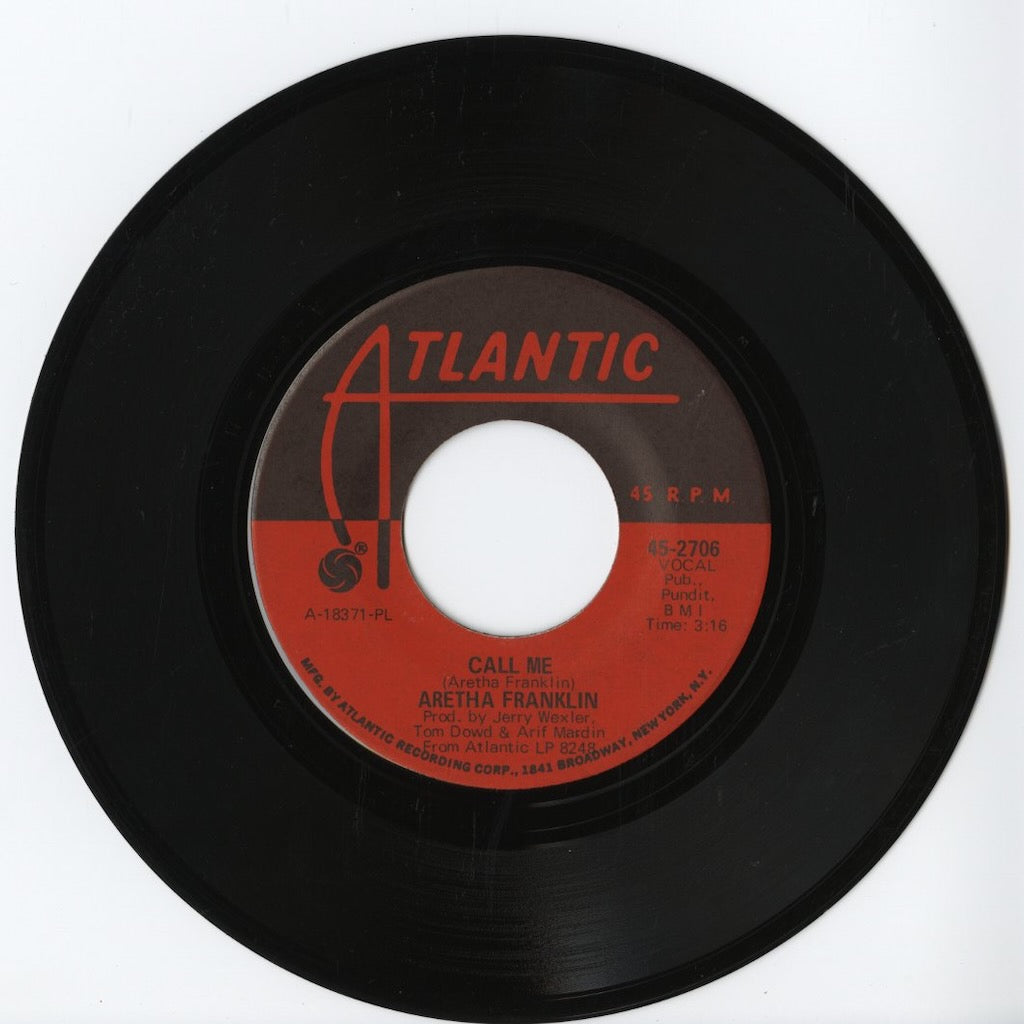 Aretha Franklin / アリサ・フランクリン - Son Of A Preacher Man / Call Me -7 (45-2706)