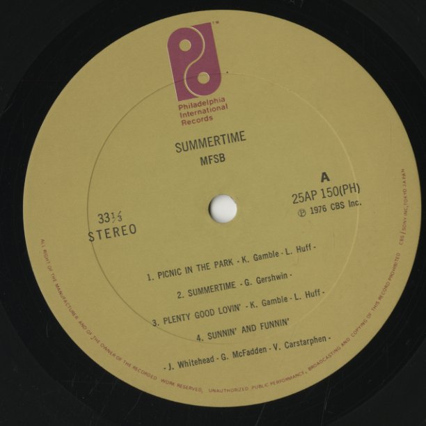 MFSB / Summertime (25AP150)