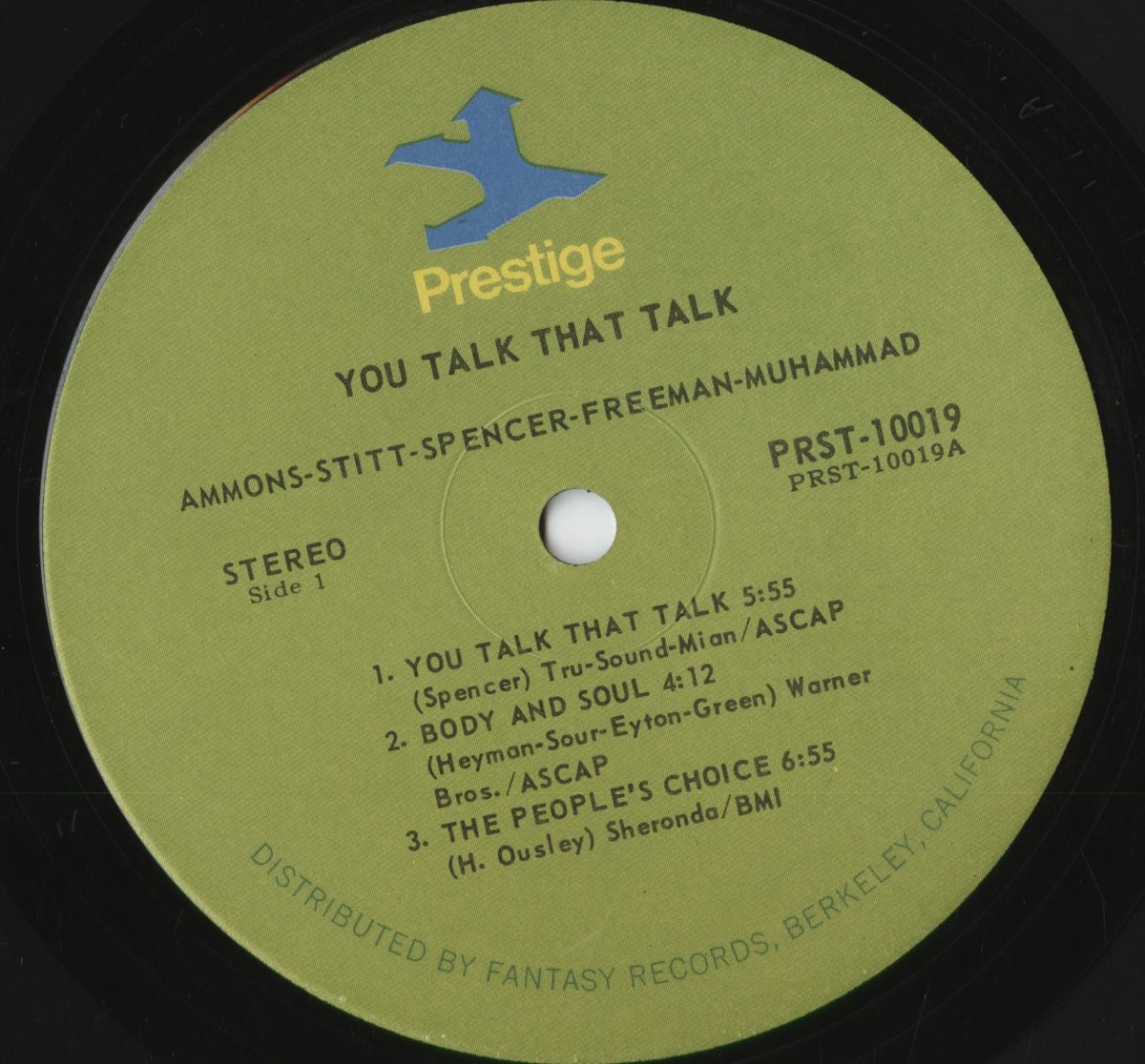 Gene Ammons & Sonny Stitt / You Talk That Talk (PRST 10019)