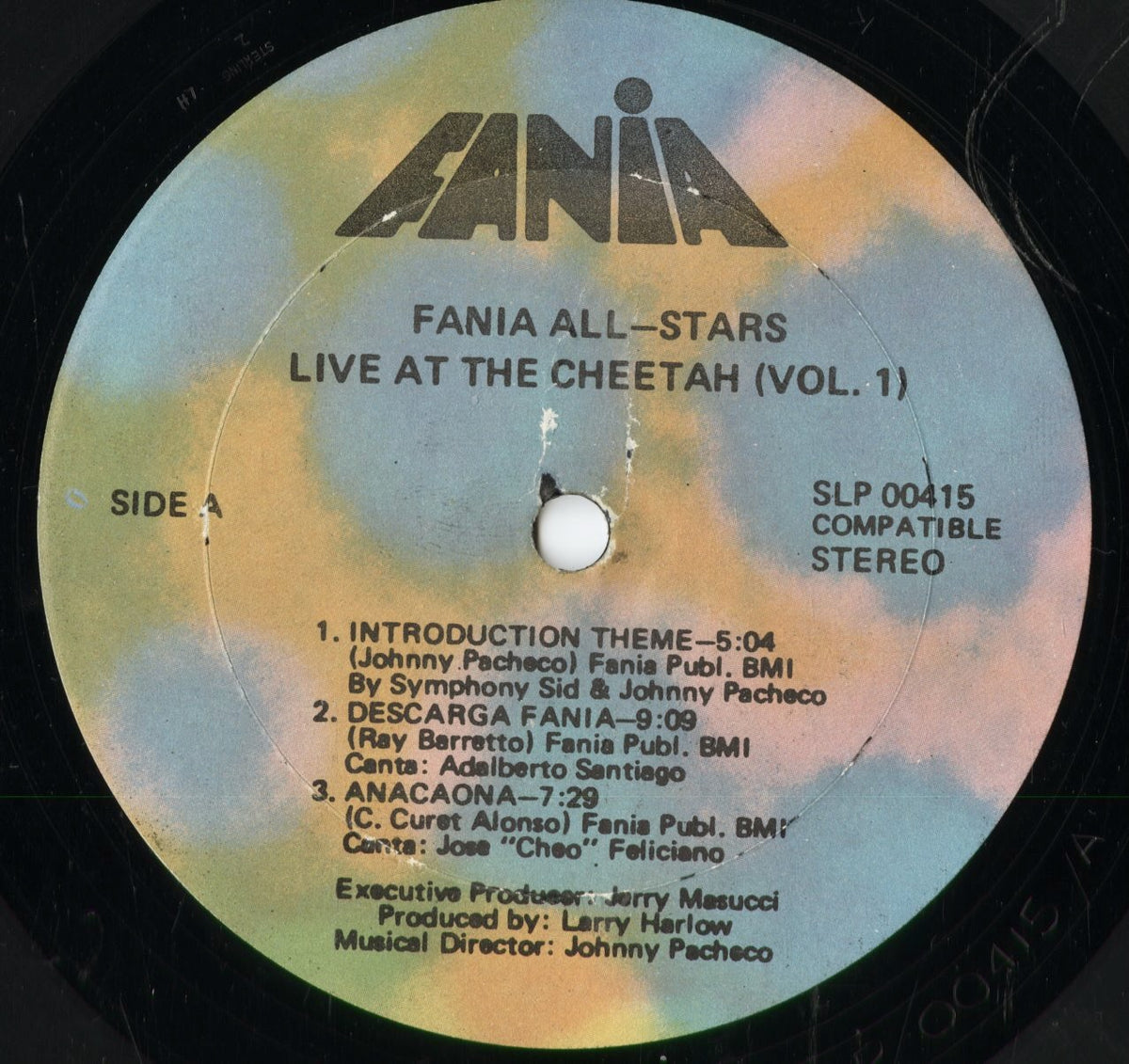 Fania All Stars - Live At The Cheetah Vol.1. (SLP 00415) 1972 US Fania|中古LP