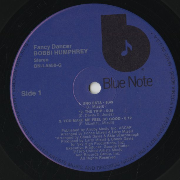 Bobbi Humphrey / ボビー・ハンフリー / Fancy Dancer (BN-LA550-G)