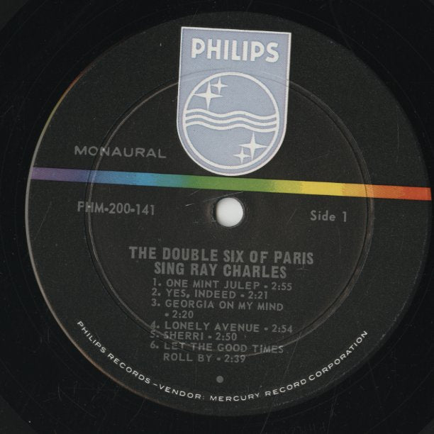 The Double Six Of Paris / ダブル・シックス・オブ・パリ / Sing Ray Charles (PHM200141)