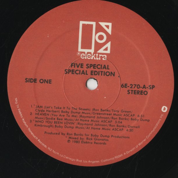 Five Special / ファイヴ・スペシャル / Special Edition (6E-270-A-SP)
