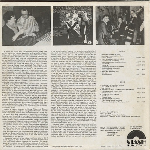 Dardanelle - Songs For New Lovers (ST-202) 1978 US Stash|中古LP