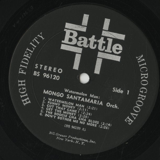 Mongo Santamaria – Watermelon Man! (BS 96120) LP 1967 US Battle | 中古LP