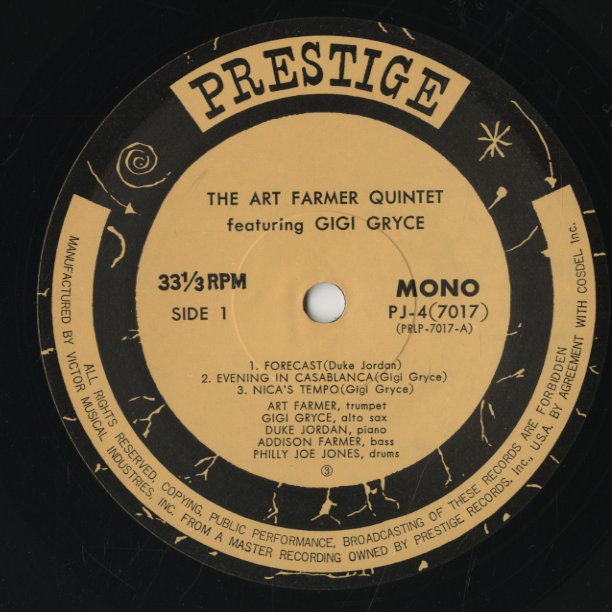 Art Farmer / アート・ファーマー / Art Farmer Quintet Featuring Gigi Gryce (PJ-4-7017)