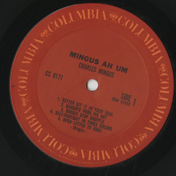 Charles Mingus / チャールズ・ミンガス / Mingus Ah Um (CS8171)