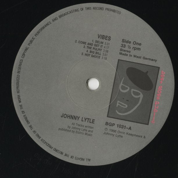 Johnny Lytle / ジョニー・ライトル / Vibes (BGP 1031)