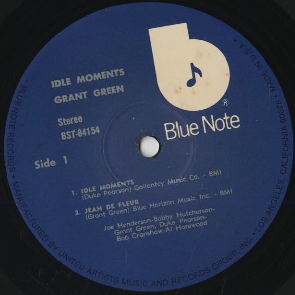 Grant Green / グラント・グリーン / Idle Moments (BST-84154)