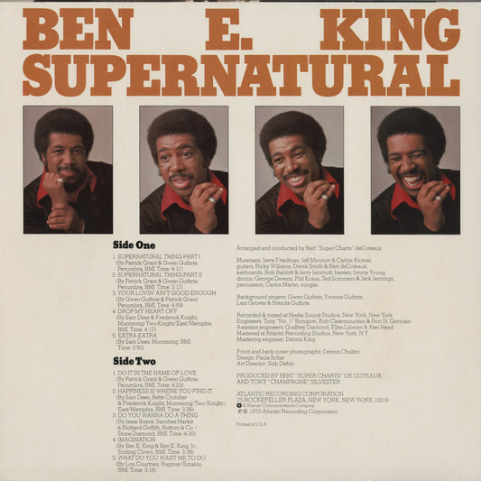 Ben E. King - Supernatural (SD18132) 1975 US Atlantic|中古LP