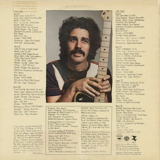 Steve Khan - Tightrope (JC 34857) 1977 US Columbia/Tappan Zee|中古LP