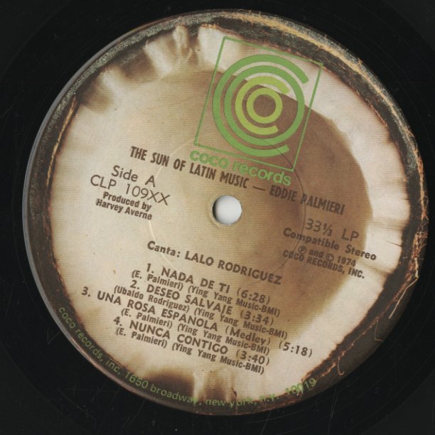 Eddie Palmieri / エディ・パルミエリ / The Sun Of Latin Music (CLP 109XX)