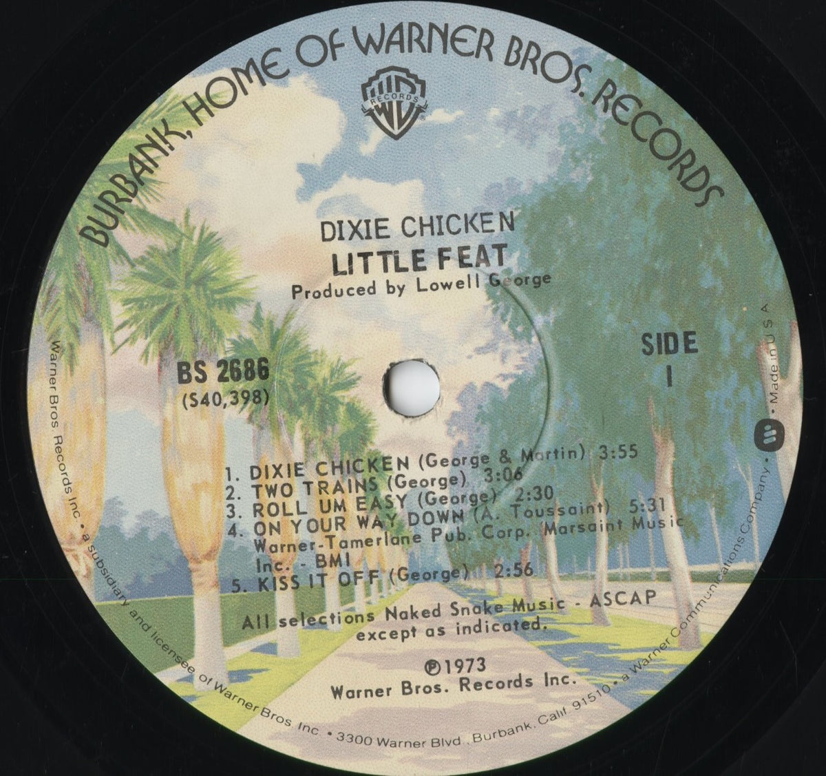 Little Feat - Dixie Chicken (BS 2686) 1976 US Warner Bros.|中古LP