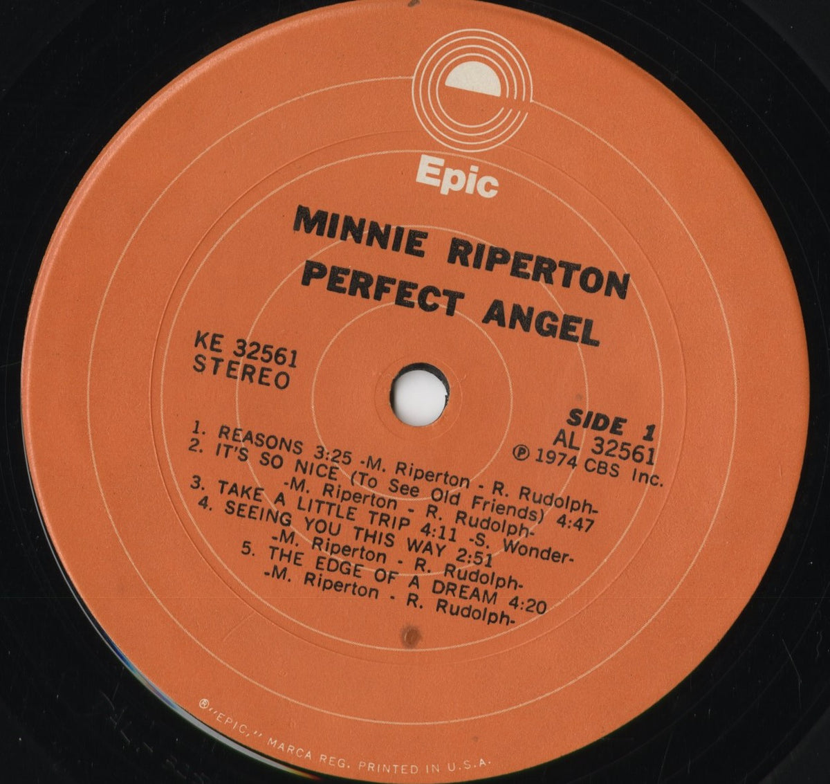 Minnie Riperton - Perfect Angel (KE 32561) 1974 US Epic|中古LP