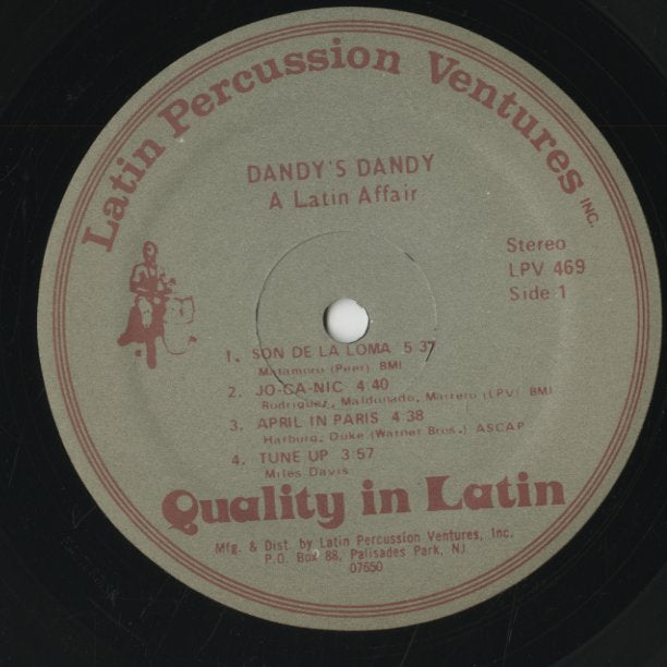Dandy's Dandy / ダンディズ・ダンディ / A Latin Affair (LPV469)