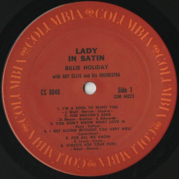 Billie Holiday / ビリー・ホリデイ / Lady In Satin (CS 8048)