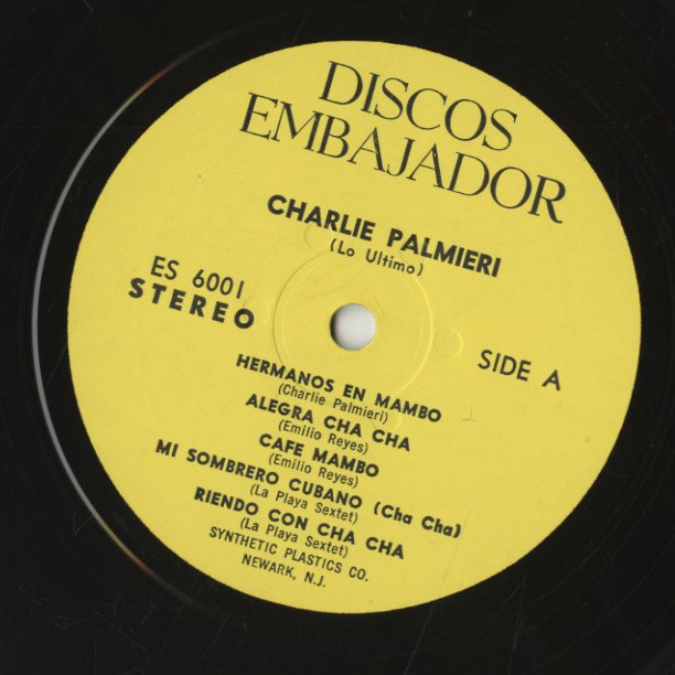Charlie Palmieri / チャーリー・パルミエリ / Lo Ultimo (S6001)