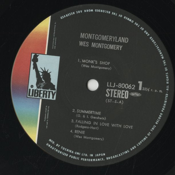 Wes Montgomery / ウェス・モンゴメリー / Montgomeryland (LLJ 80062)