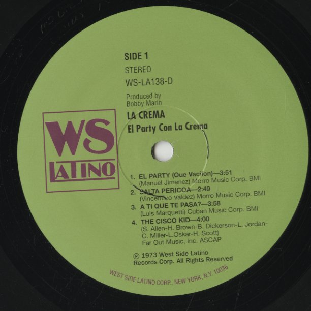 La Crema / ラ・クレマ / El Party Con La Crema (WS 138)