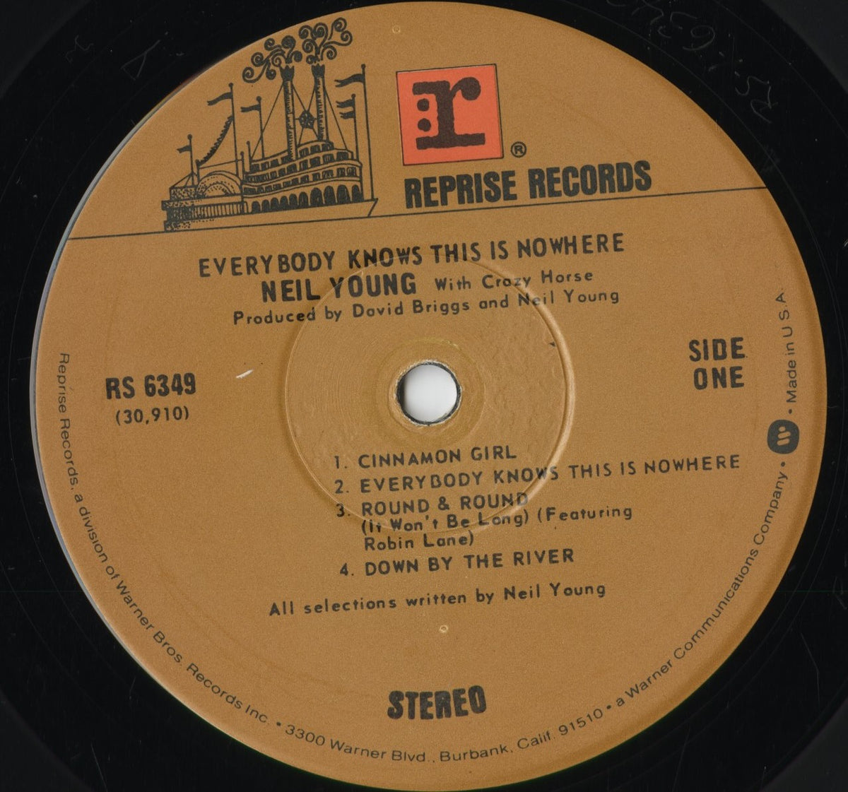 Neil Young - Everybody Knows This Is Nowhere (RS 6349) 1970's US Reprise|中古LP