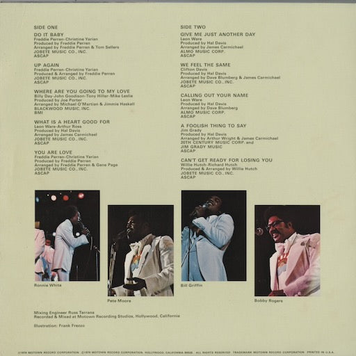 The Miracles - Do It Baby (T6-334S1) 1974 US Tamla|中古LP