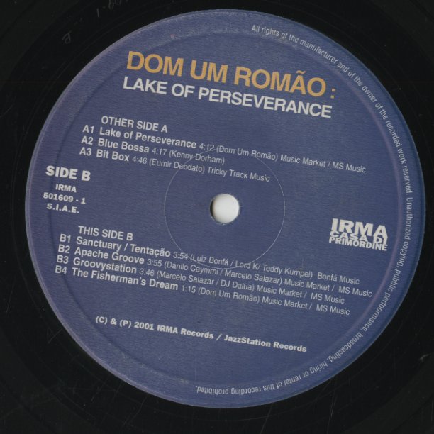 Dom Um Romao / ドン・ウン・ロマン / Lake of Perseverance -2LP (IRMA501609)