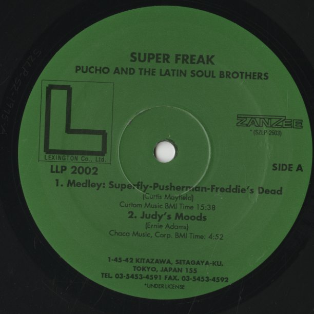 Pucho & The Latin Soul Brothers / プーチョ&ラテン・ソウル・ブラザーズ / Super Freak (LLP2002)
