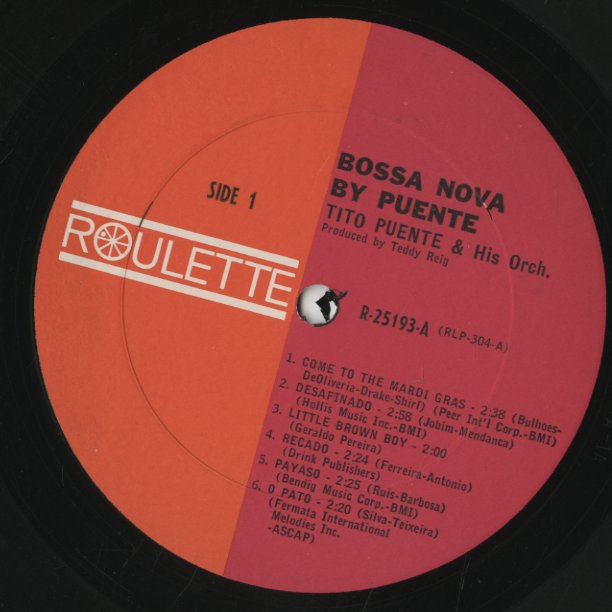 Tito Puente / ティト・プエンテ/ Bossa Nova By Puente (R25193)