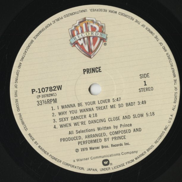 Prince / プリンス / 愛のペガサス (1979) (P-10782)
